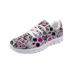 Woisttop Medical Nurse Damen Laufschuhe Leichte Lufttrainer City Road Run Sneakers Schnürschuhe Athletic Gym Walkers Atmungsaktives Schuhwerk, EU38 von Woisttop