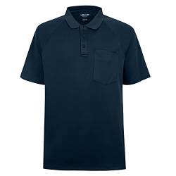 Herren Golf-Shirt, LSF 50+, Sonnenschutz, schnell trocknend, kurzärmelig, Sport-Tennis-Polo-Shirts, 12130#navy Blue, 4X-Groß von Woitury