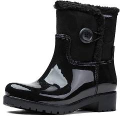 Wojtyłko Behalte warme Füße bei jedem Wetter: Entdecke unsere stylischen, wasserdichten und kuschelig gefütterten Damen-Gummistiefel! (eu_footwear_size_system, adult, numeric, medium, numeric_36) von Wojtyłko