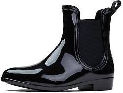 Wojtyłko Modische Damen Chelsea-Gummistiefel: Wasserdicht und komfortabel - Perfekt für jeden Anlass! (eu_footwear_size_system, adult, numeric, medium, numeric_38) von Wojtyłko