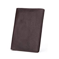WolFum Slim-Geldbörse für Herren – lässiges Slimfold-Portemonnaie aus echtem Leder mit zusätzlicher Kapazität (Farbe: Argento) von WolFum