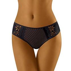 Wolbar Damen Hüft-String WB101, Schwarz M von Wolbar