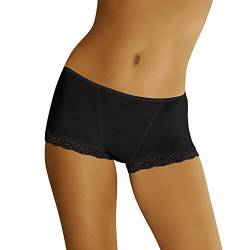 Wolbar Damen Shorts Panties WB136, Schwarz,XL von Wolbar