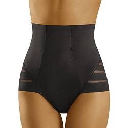 Wolbar Damen Slip Hoher Bund Shapewear WB428, Schwarz,L von Wolbar