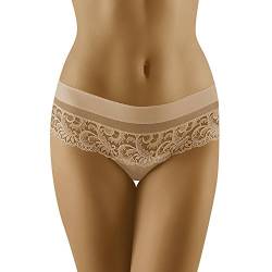 Wolbar Damen String Unterhose Unterwäsche WB217, Beige,M von Wolbar