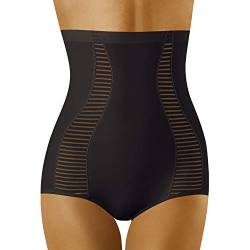 Wolbar Damen Taillenslip Shapewear Hoch Unterwäsche Figurformend WB417, Schwarz,M von Wolbar