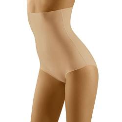 Wolbar Miederslip Dame Shapewear Musterlos Hoher Bund WB313, Beige,XL von Wolbar