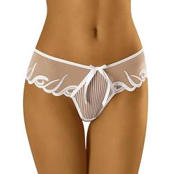 Wolbar Transparenter Damen String WB14, Weiß,M von Wolbar