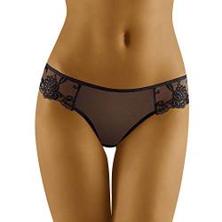 Wolbar Transparenter Damen String WB26, Schwarz,S von Wolbar