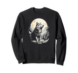 Alaska Wolf Sweatshirt von Wolf Designs