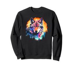 Heulende Wölfe Sweatshirt von Wolf Designs