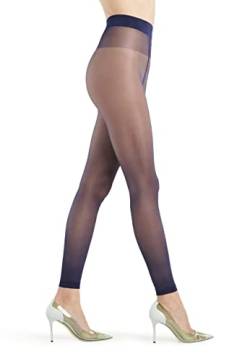 Satin Touch Wolford Leggings-Small-Navy von Wolford