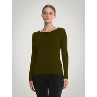 Wolford - Aurora Pure Pullover, Frau, dark earth green, Größe: L von Wolford