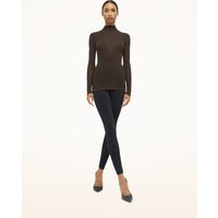 Wolford - Aurora Rib Net Top Long Sleeves, Frau, soft cacao, Größe: XS von Wolford