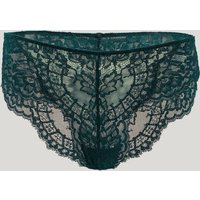 Wolford - Belle Fleur Brief, Frau, emerald, Größe: XL von Wolford