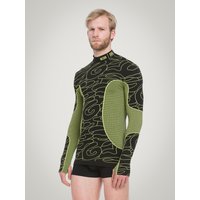 Wolford - Camo Coverlock Top Long Sleeve, Frau, paradise green/black, Größe: L von Wolford