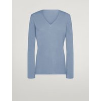 Wolford - Cashmere A Shape Top Long Sleeves, Frau, tempest, Größe: S von Wolford