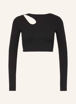 Wolford Cropped-Longsleeve Mit Cut-Out schwarz von Wolford