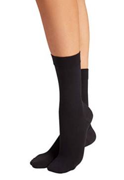 Wolford Damen Cotton Socken, Schwarz (Black 7005), Medium von Wolford