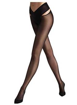 Wolford Damen Individual 12 Stay-Hip Strumpfhose, 10 DEN, Schwarz, X-Small von Wolford