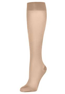 Wolford Damen Kniestruempfe Pure Energy 30 leg vitalizer, Frauen Struempfe,Shapewear,Basic,transparent,schimmernd,weich,komfortabel.4273 cosmetic,Large (L) von Wolford