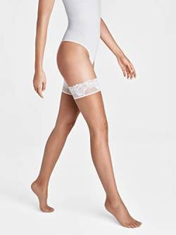 Wolford Damen Nude 8 Lace Stay-Up caramel/white M von Wolford