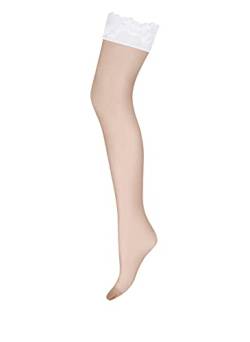 Wolford Damen Nude 8 Lace Stay-Up honey/white XS von Wolford