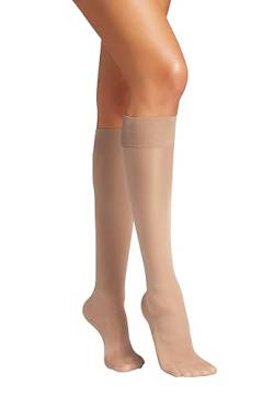 Wolford Damen Satin Touch 20 Knee-Highs Kniestrümpfe, 20 DEN, Beige (Cosmetic 4273), Small von Wolford