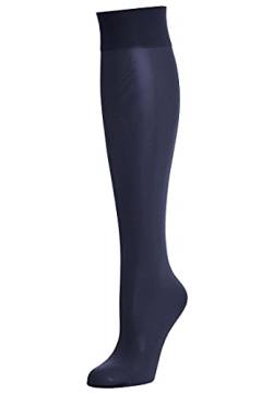 Wolford Damen Satin Touch 20 Knee-Highs Kniestrümpfe, 20 DEN, Blau (Admiral 5280), Small von Wolford