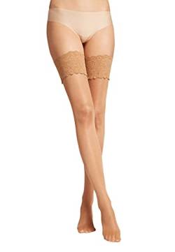 Wolford Damen Satin Touch 20 Stay-Up Strumpfhose, 20 DEN, Beige (Gobi 4365), Medium von Wolford