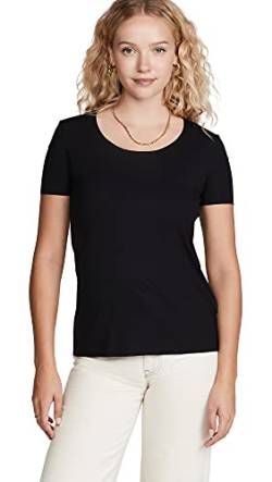 Wolford Damen T-Shirt Rundhals Aurora Pure Top Short Sleeves,Frauen Basic Tshirt,Kurzarm,Black,XS (X-Small) von Wolford