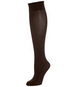 Wolford Damen Velvet de Luxe 50 Knee-Highs Kniestrümpfe, 50 DEN, Beige (Mocca 4250), Small von Wolford