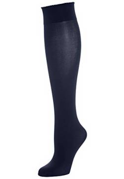 Wolford Damen Velvet de Luxe 50 Knee-Highs Kniestrümpfe, 50 DEN, Blau (Admiral 5280), Small von Wolford