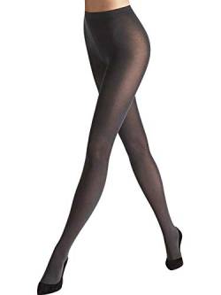 Wolford Damen Velvet de Luxe 66 Strumpfhose, 65 DEN, Grau (Anthracite 7221), Small von Wolford