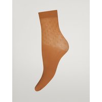 Wolford - Diamond Net Socks, Frau, honey, Größe: OS von Wolford