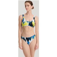 Wolford - Essentials Bikini Top, Frau, citron print, Größe: S von Wolford