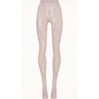 Wolford - Floral Net Tights, Frau, mauve, Größe: L von Wolford