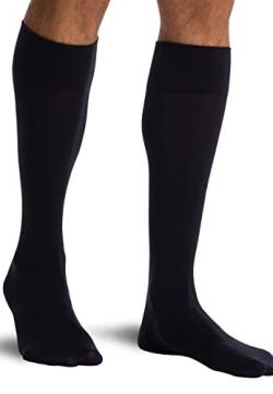 Wolford Herren Socken Cotton Velvet Knee-Socks,Männer Struempfe,Anzugsocken,weich,komfortabel,admiral,43-44 (43-44) von Wolford