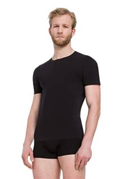 Wolford Herren Unterhemd Men's Pure T-Shirt,Männer Unterwäsche,T-Shirt,Kurzarm,Basic,Uni,Black,XL (X-Large) von Wolford