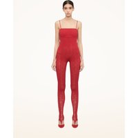 Wolford - Intricate Sheer Pattern Jumpsuit, Frau, autumn red, Größe: XS von Wolford