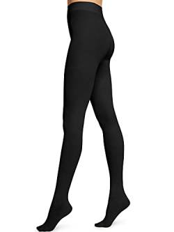 Wolford Mary Cotton Rib Tights-Medium-Black von Wolford