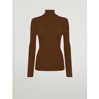 Wolford - Merino Fine Rib Pullover, Frau, roasted almond, Größe: L von Wolford