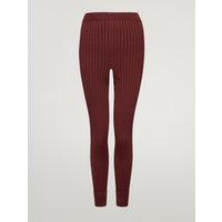 Wolford - Merino Rib Leggings, Frau, port royale, Größe: L von Wolford