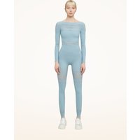 Wolford - Net Lines Jumpsuit, Frau, sky, Größe: XS von Wolford