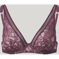 Wolford - Nets and Roses Full Cup Bra, Frau, plum, Größe: 100C von Wolford