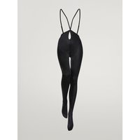 Wolford - Satin de Luxe Jumpsuit Tights, Frau, black, Größe: M von Wolford