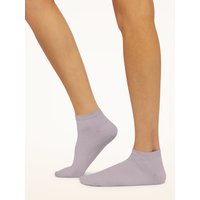 Wolford - Shiny Sneaker Socks, Frau, mauve/silver, Größe: S von Wolford