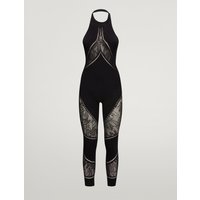 Wolford - Sporty Logo Net Jumpsuit, Frau, black, Größe: L von Wolford