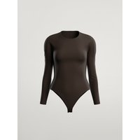 Wolford - The Round Neck Body, Frau, chocolate, Größe: L von Wolford