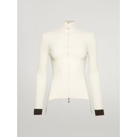 Wolford - Thelma Strip Cardigan, Frau, ecrue, Größe: XS von Wolford